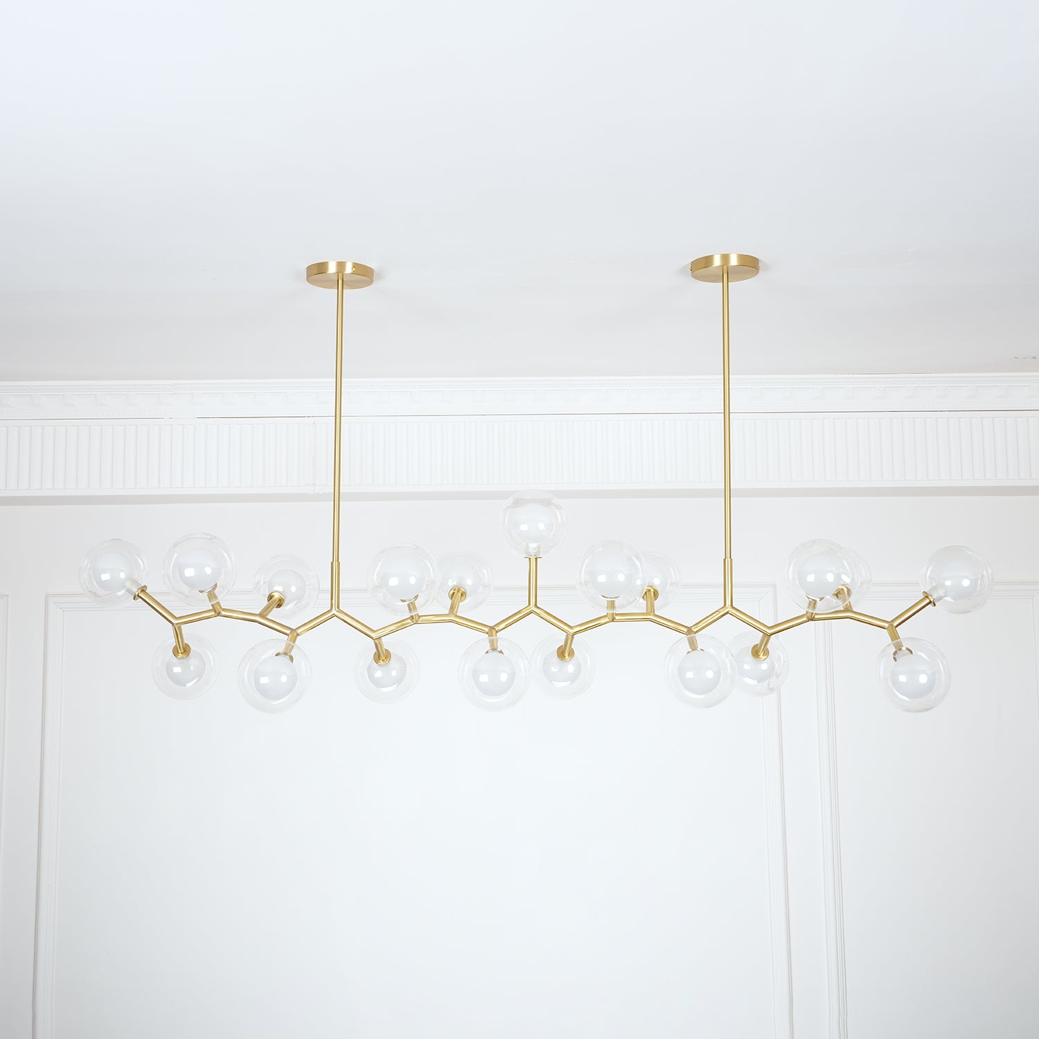 Molecular Glass Balls Chandelier