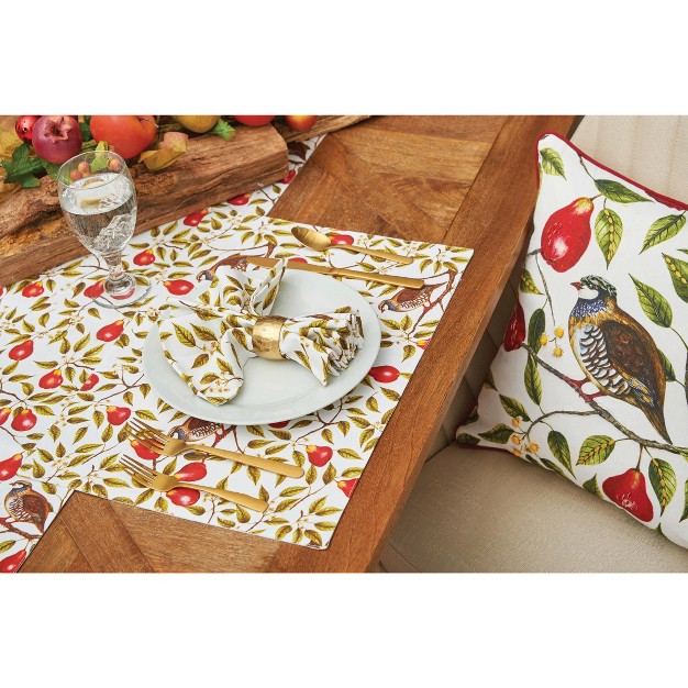 C amp f Home Partridge In A Pear Tree Printed Kitchen Towel