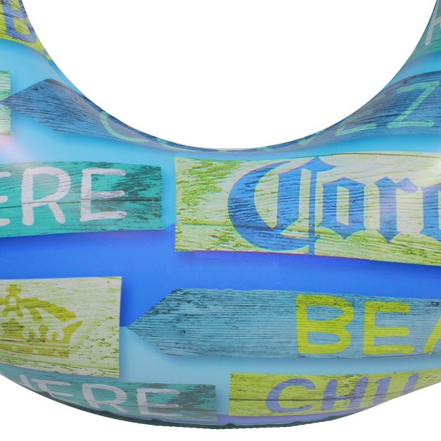 Inflatable Corona Signage Swimming Pool Tube Ring