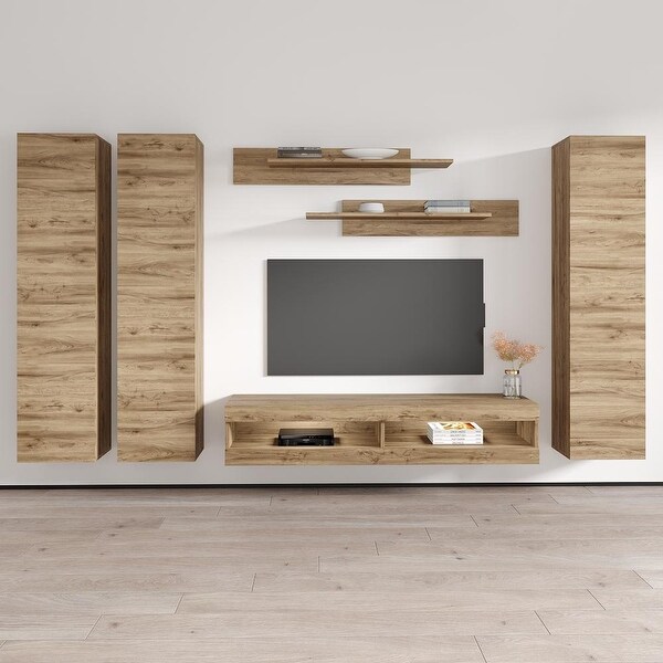 Fly CD1 34TV Wall Mounted Floating Modern Entertainment Center