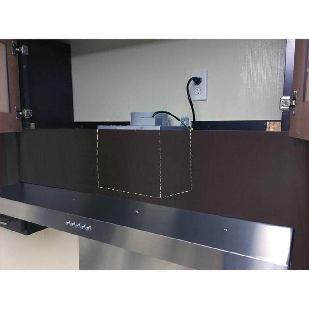 KOBE Range Hoods 30 in 600 CFM Ducted Under Cabinet Range Hood with Light in Stainless Steel