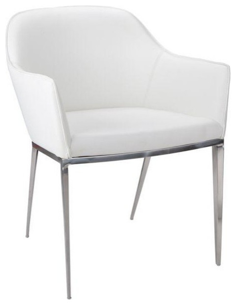 Turner Armchair White  Set of 2   Midcentury   Armchairs And Accent Chairs   by Virgil Stanis Design  Houzz