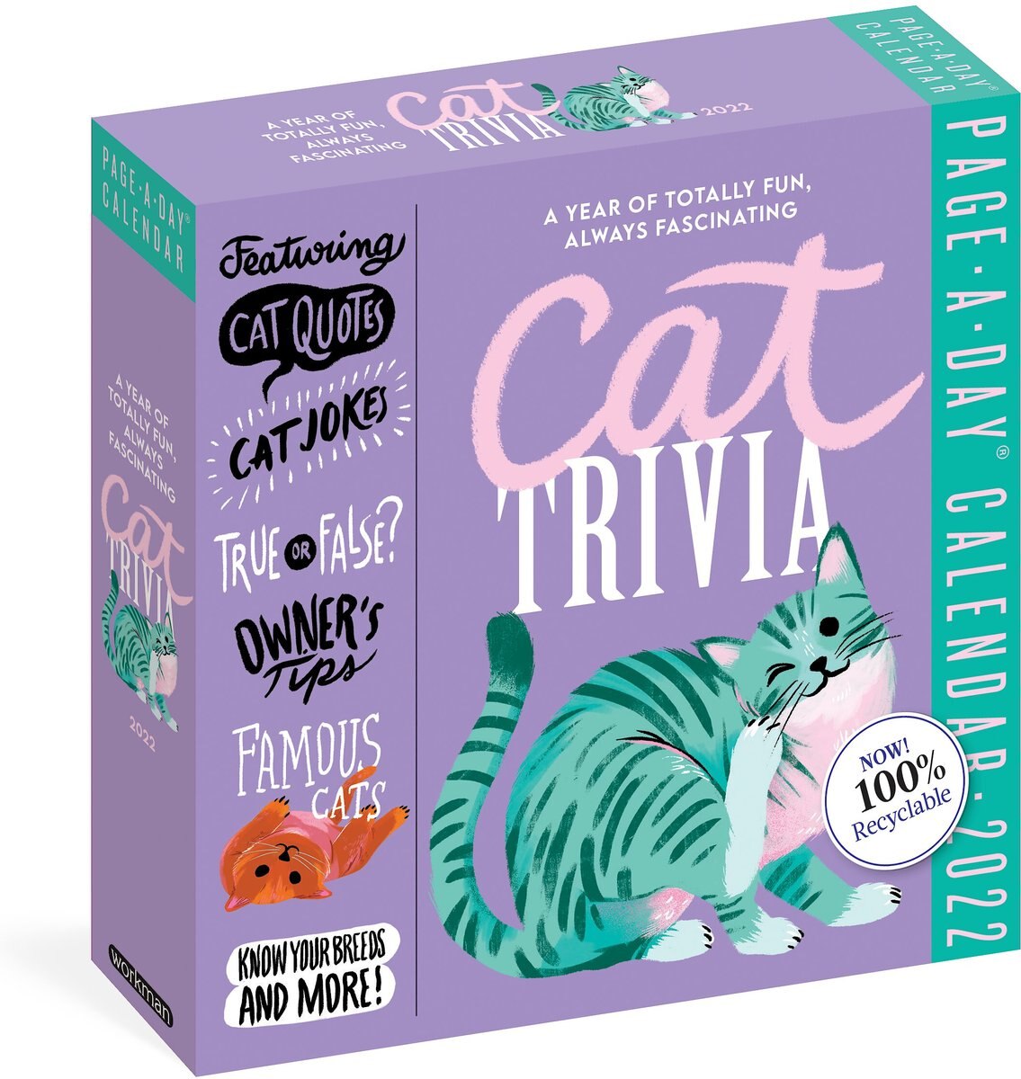 Cat Trivia 2022 Page-A-Day Calendar