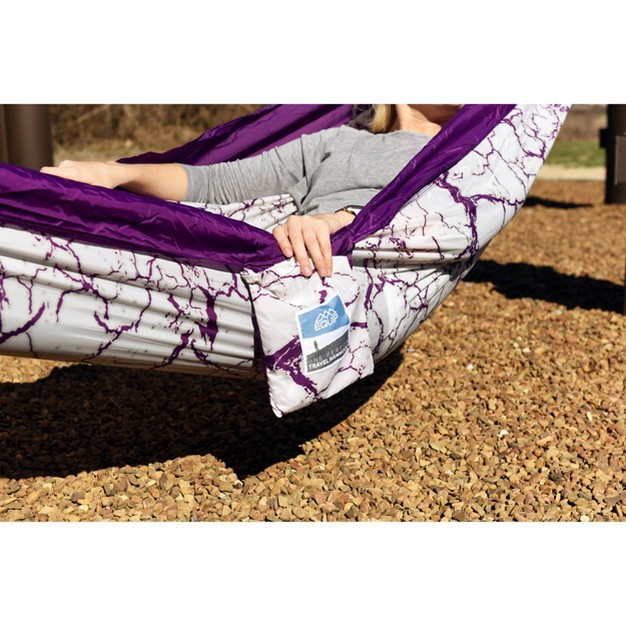 Equip 1 Person Travel Hammock Purple Lightning