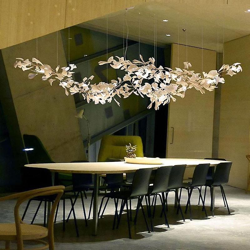 Phube Chandeliers With Porcelain Leaves Interior Branches Hanging Lighting