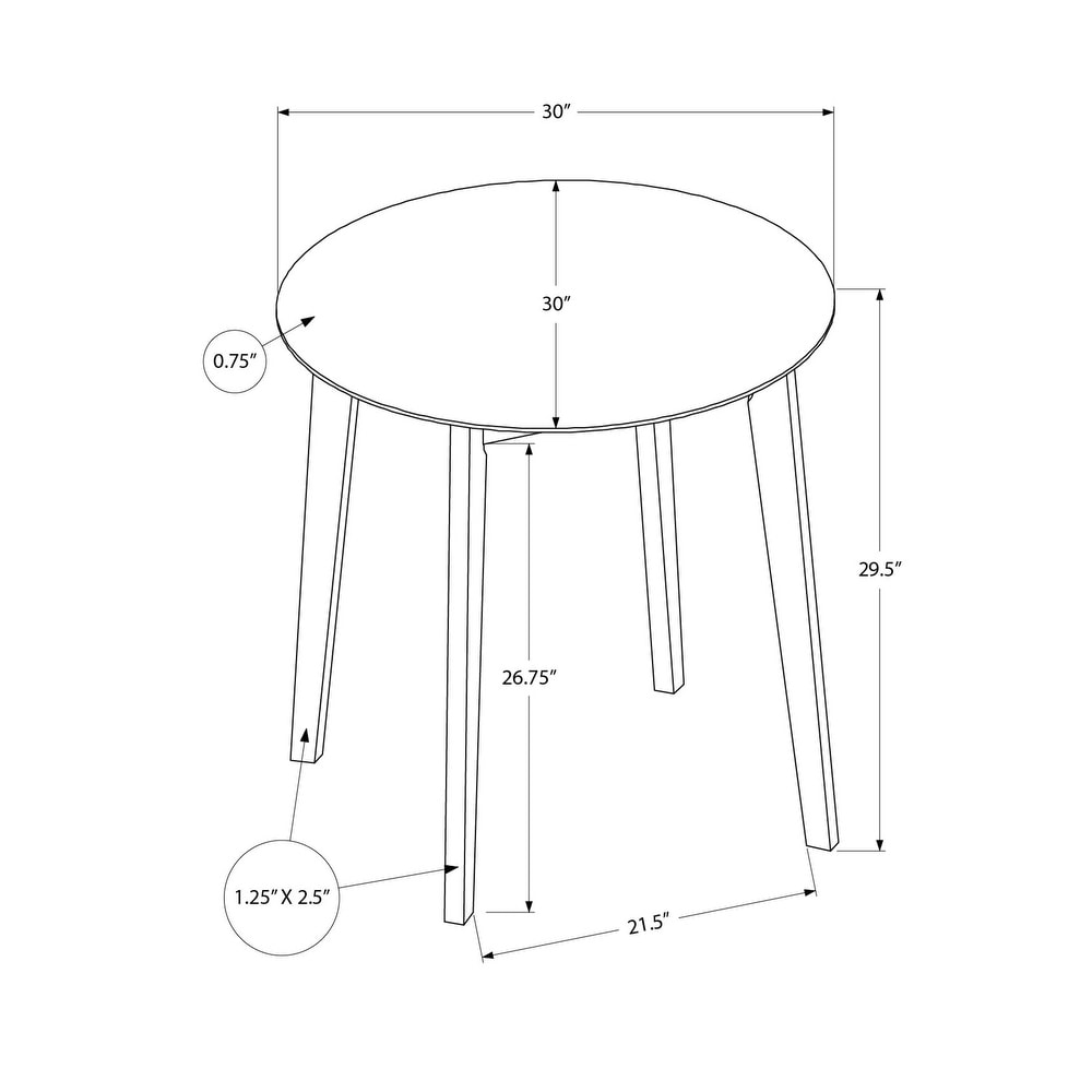 Monarch Specialties   Dining Table  30\