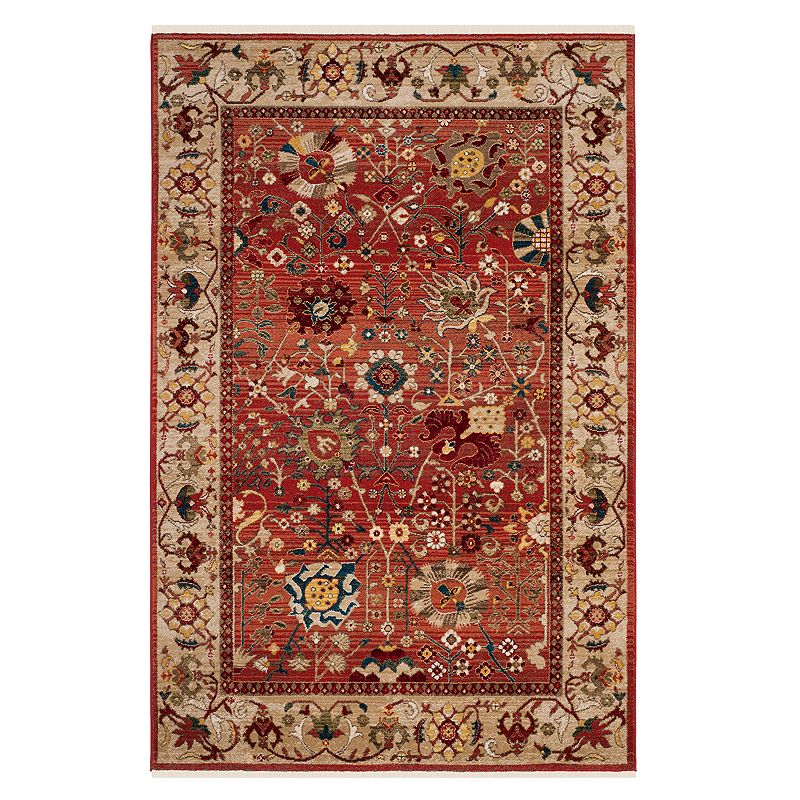 Safavieh Kashan Jenn Floral Framed Rug