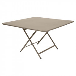 Table de jardin pliante carrée 8 personnes - Caractère FERMOB