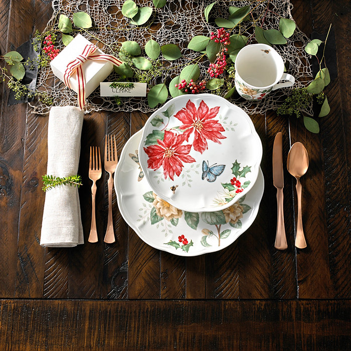 Lenox Butterfly Meadow Holiday Dinnerware Collection