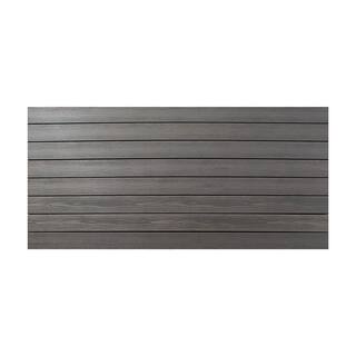 FORTRESS Apex 1 in. x 6 in. x 8 ft. Alaskan Driftwood Grey PVC Grooved Deck Boards (2-Pack) 251060823