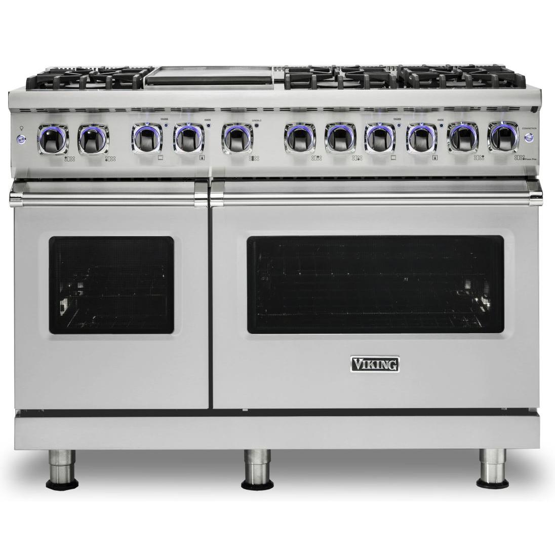 Viking 48-inch Freestanding Dual-Fuel Range with Elevation Burners CVDR7482-6GSSLP