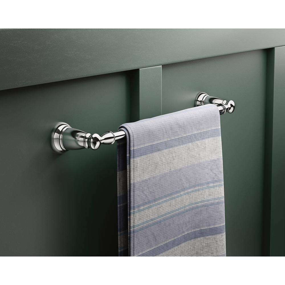 MOEN Banbury 24 in. Towel Bar in Chrome (2-Pack Combo) TY2624CH-2PK