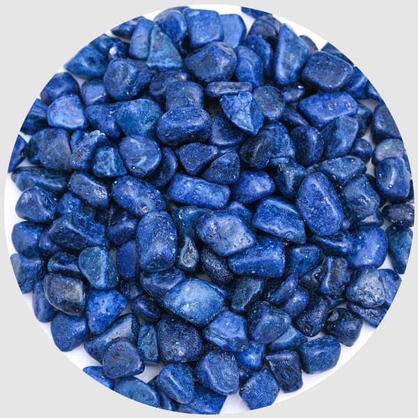 Aquarium Pebbles (Navy Blue, Medium) - 1 kg