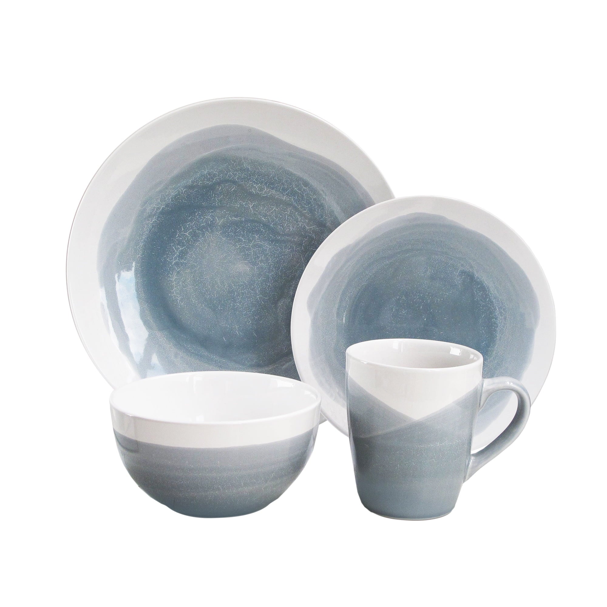 Better Homes and Gardens Brushstroke 16 Pieces Dinnerware Set