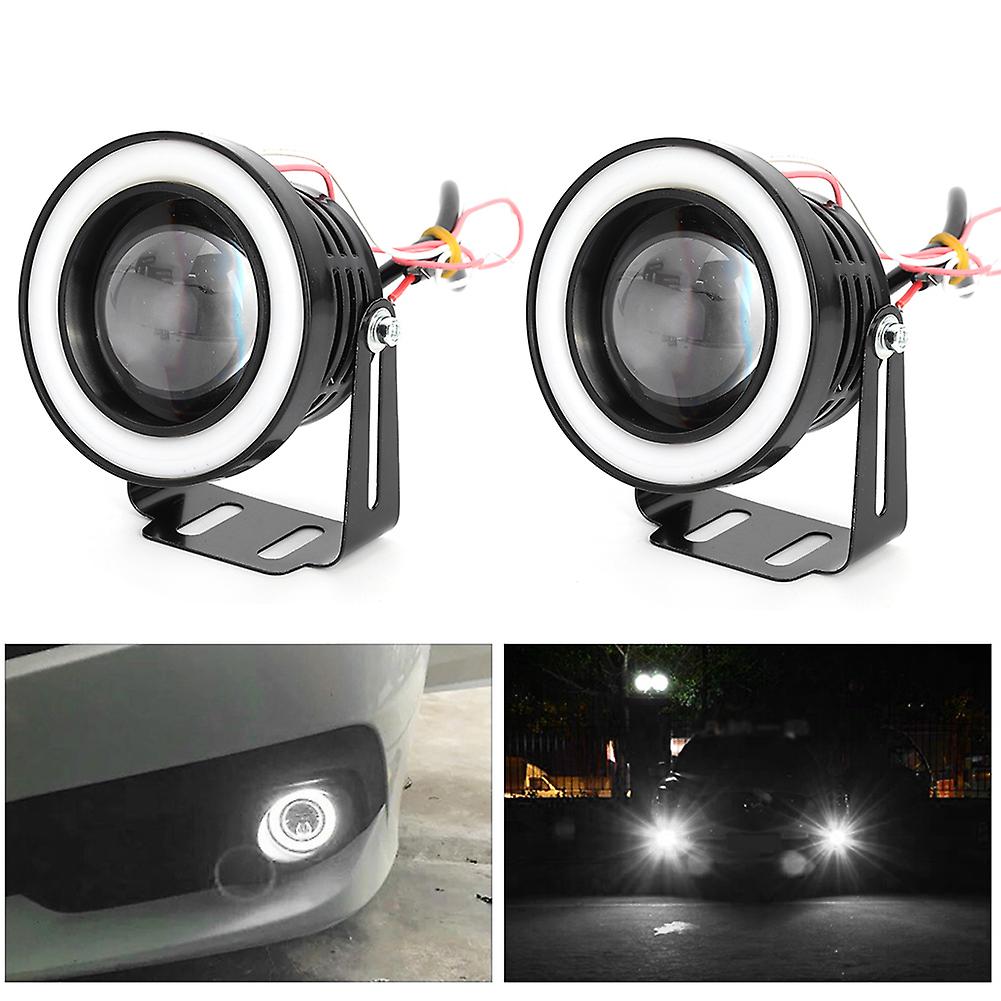 30w Waterproof Led Fog Lamp White Aperture Fog Light Cob Daytime Running Light76mm