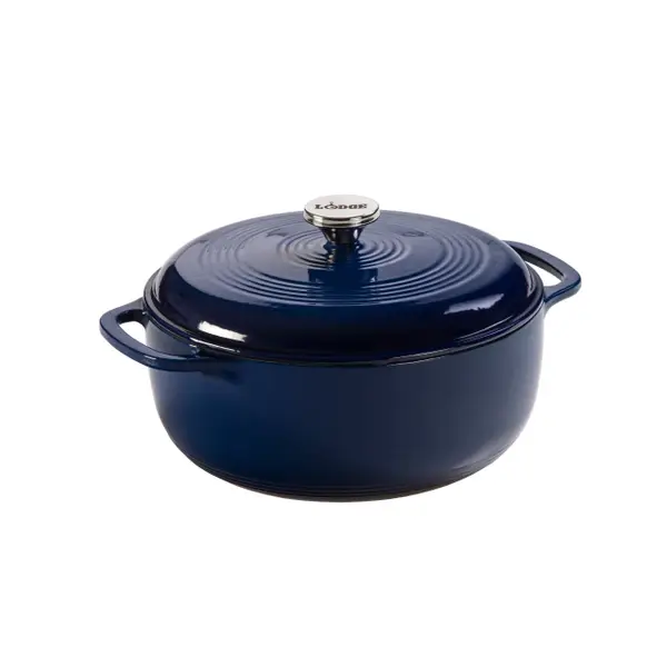 Lodge 6 Quart Enameled Cast Iron Dutch Oven