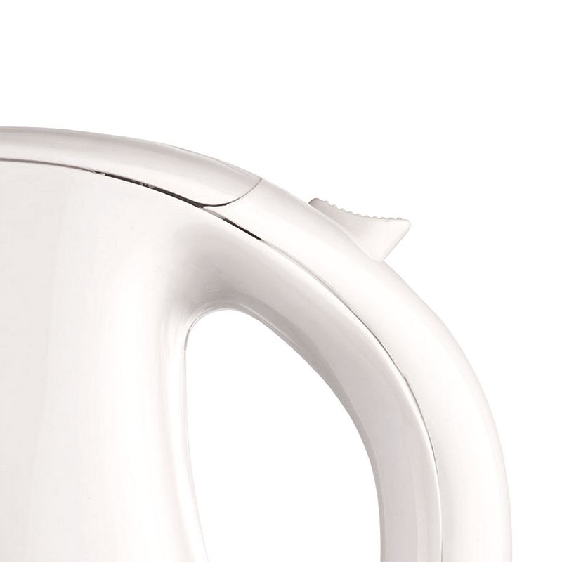 Brentwood 1.0 Liter Cordless Plastic Tea Kettle in White