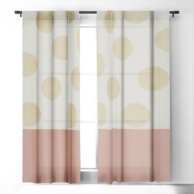 1pc Blackout Window Curtain Panel Deny Designs