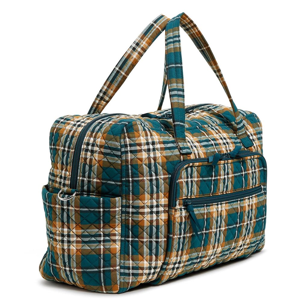 Vera Bradley  Weekender Travel Bag in Orchard Plaid