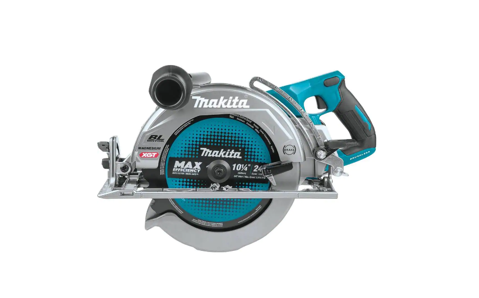 Makita GSR02Z 40V Max XGT Brushless Cordless Rear Handle 10-1/4 in. Circular Saw， AWS Capable (Tool Only)