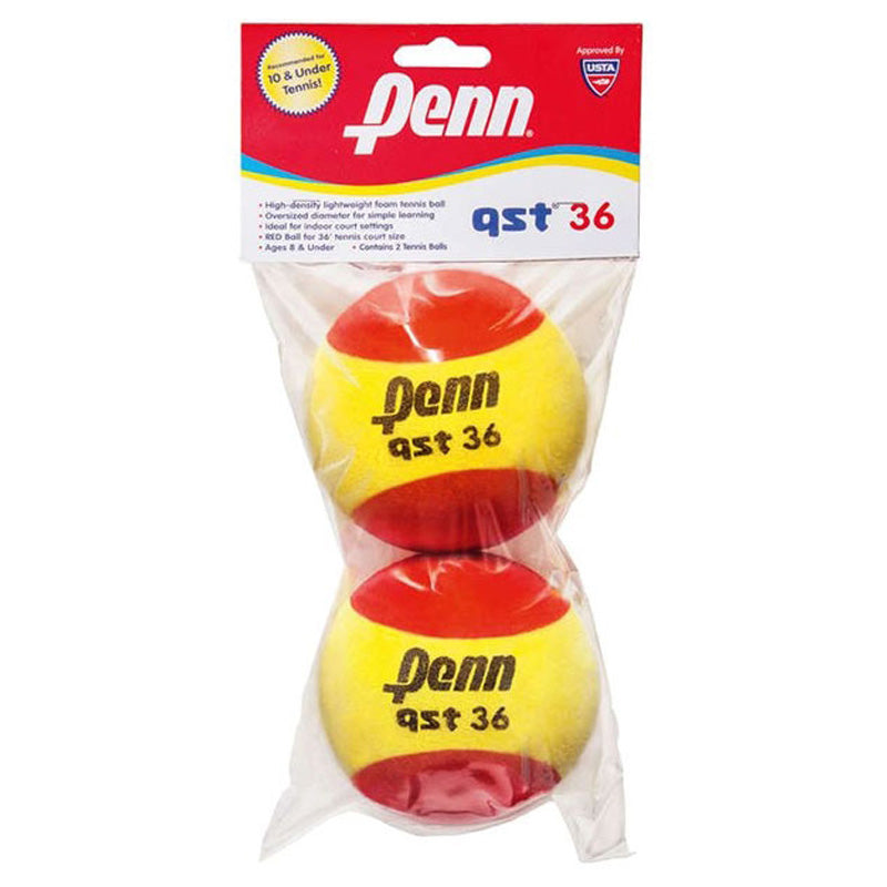 Penn QST 36 Foam Tennis Balls 2 Pack