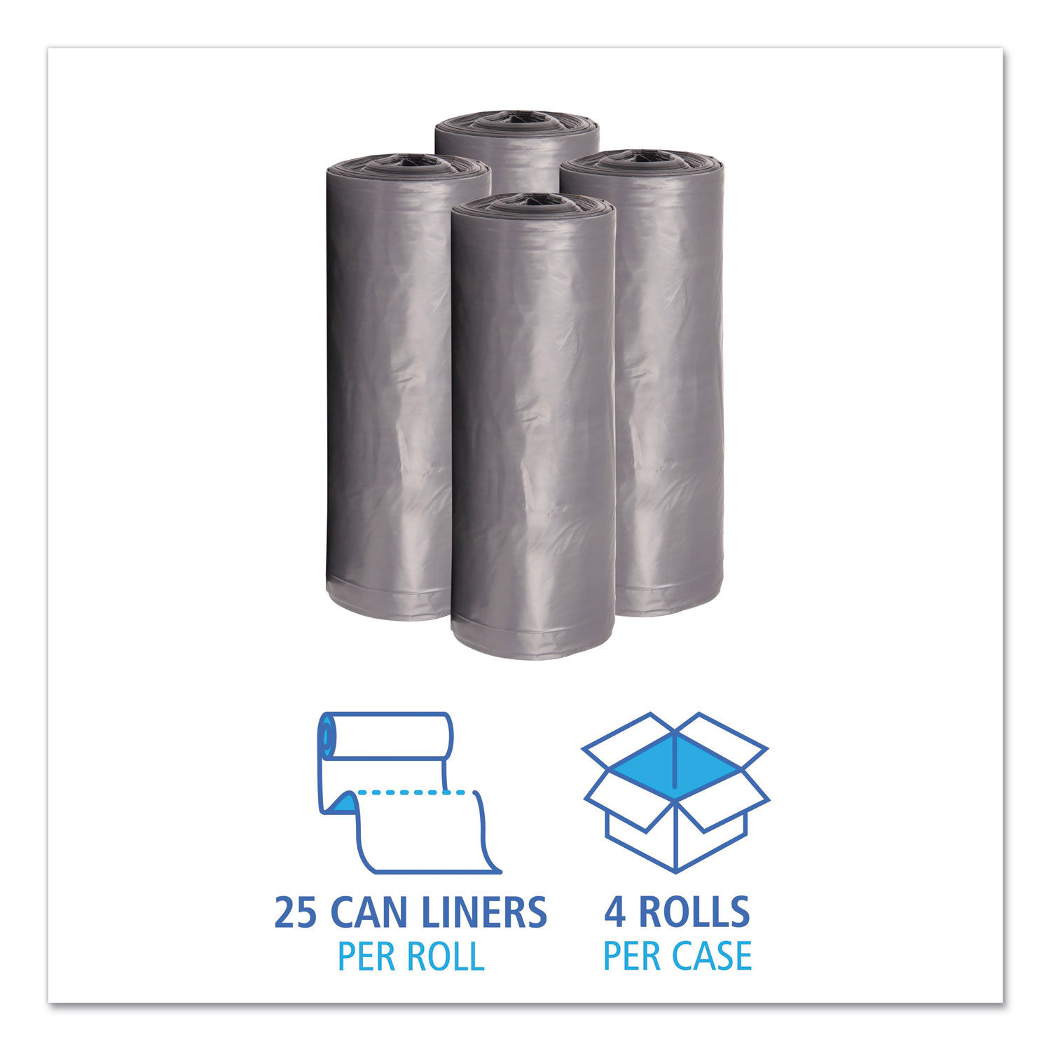 Low-Density Waste Can Liners by Boardwalkandreg; BWK3036SH