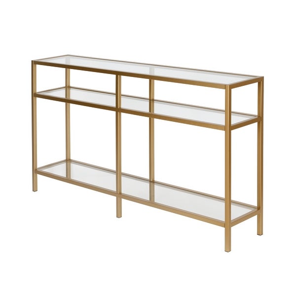 Silver Orchid Galeen Console Table