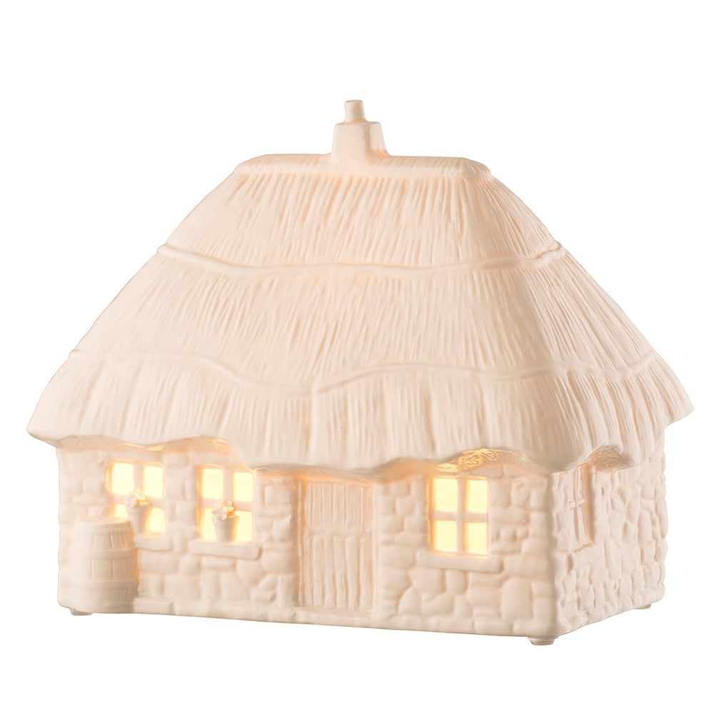 Belleek Classic Thatched Cottage Luminaire