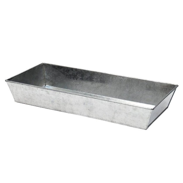 Versatile Galvanized Steel Tray Antique Finish Achla Designs