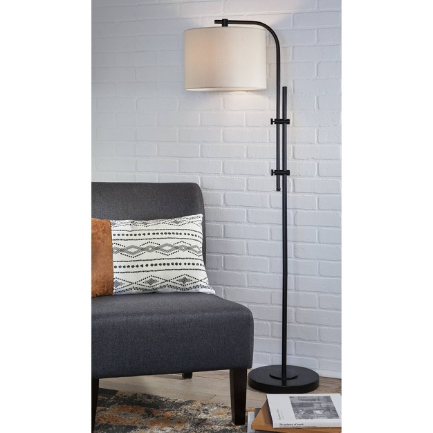 Baronvale Metal Floor Lamp Black Signature Design By Ashley