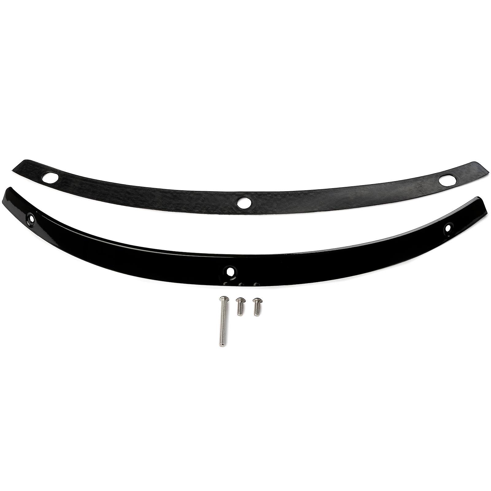 Black Windshield Trim Windscreen Accent Compatible with 2014-2019 Harley-Davidson Electra Glides， Street Glides， and Tri Glides