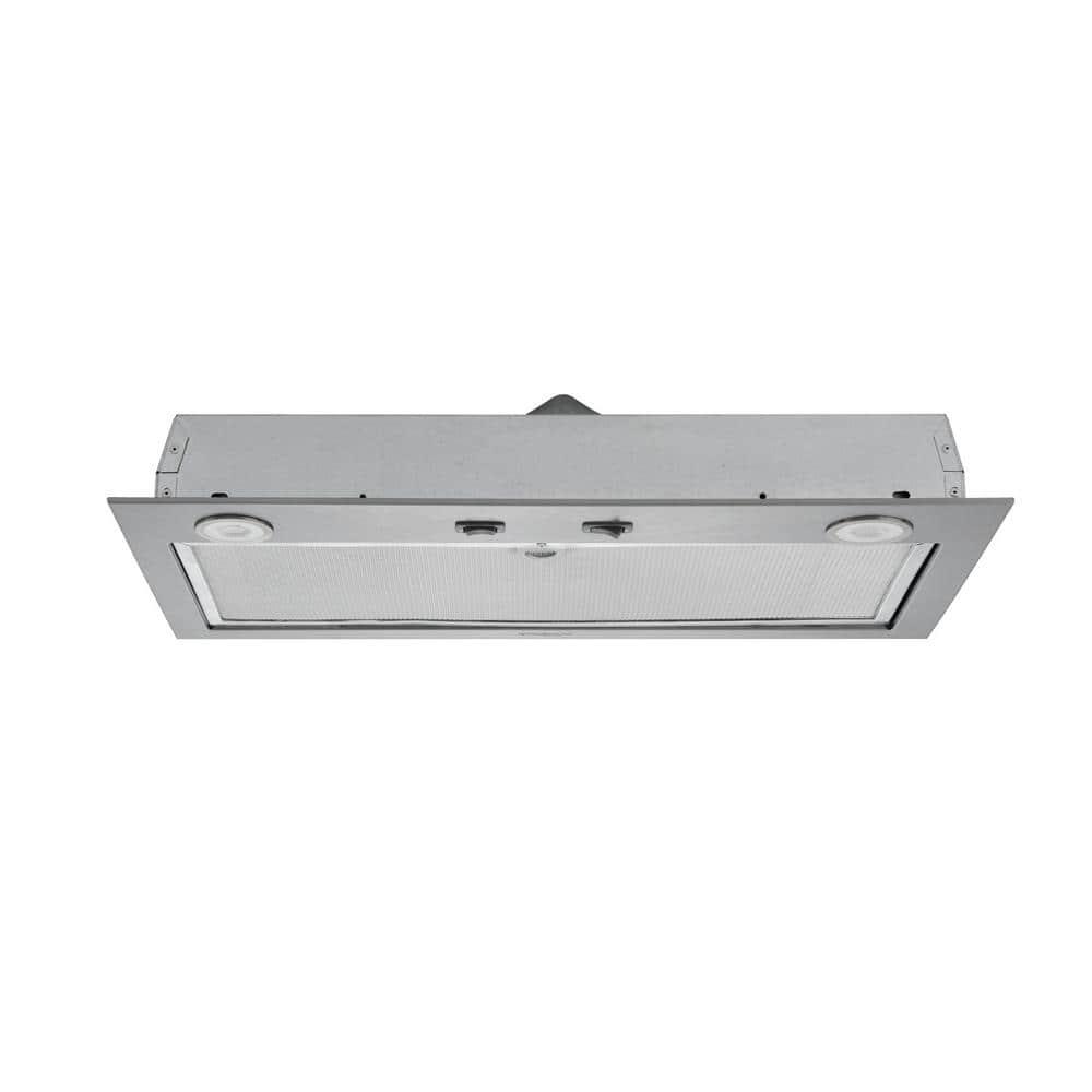 BroanNuTone 21 in 300 Max Blower CFM Powerpack Insert for Custom Range Hood with LED Light in Stainless Steel