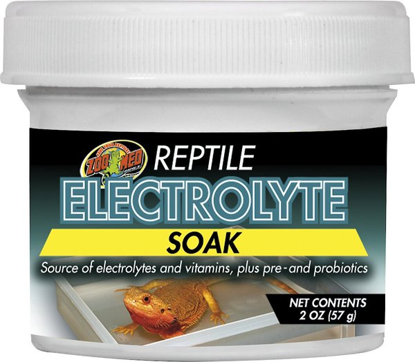 Zoo Med Electrolyte Reptile Soak， 8-oz jar