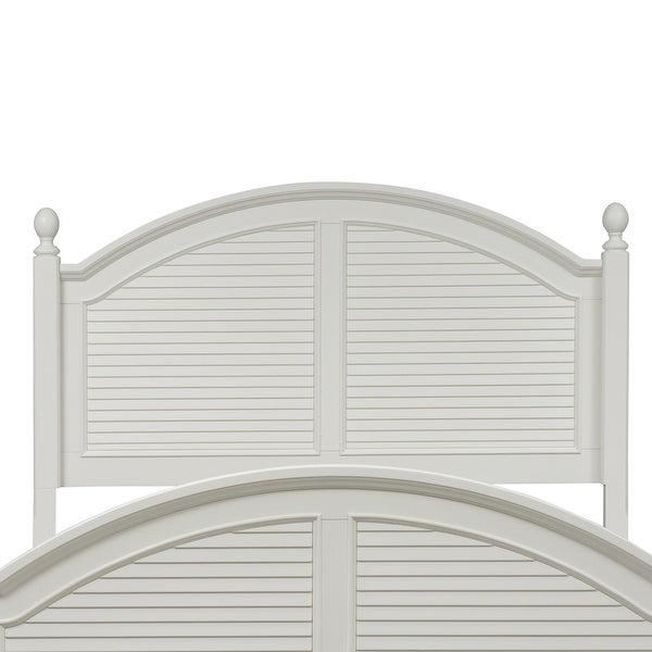 Summer House I Oyster White King Poster Headboard - - 30828238