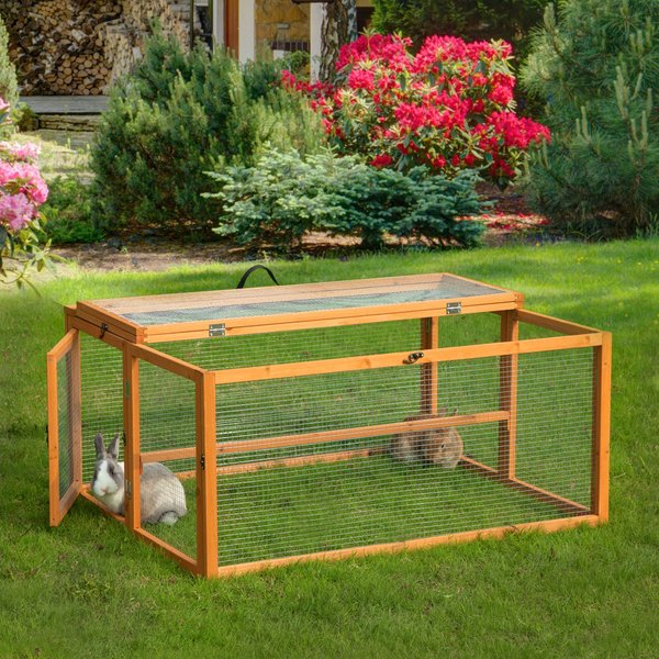 Coziwow Collapsible Small Pet Hutch， Orange