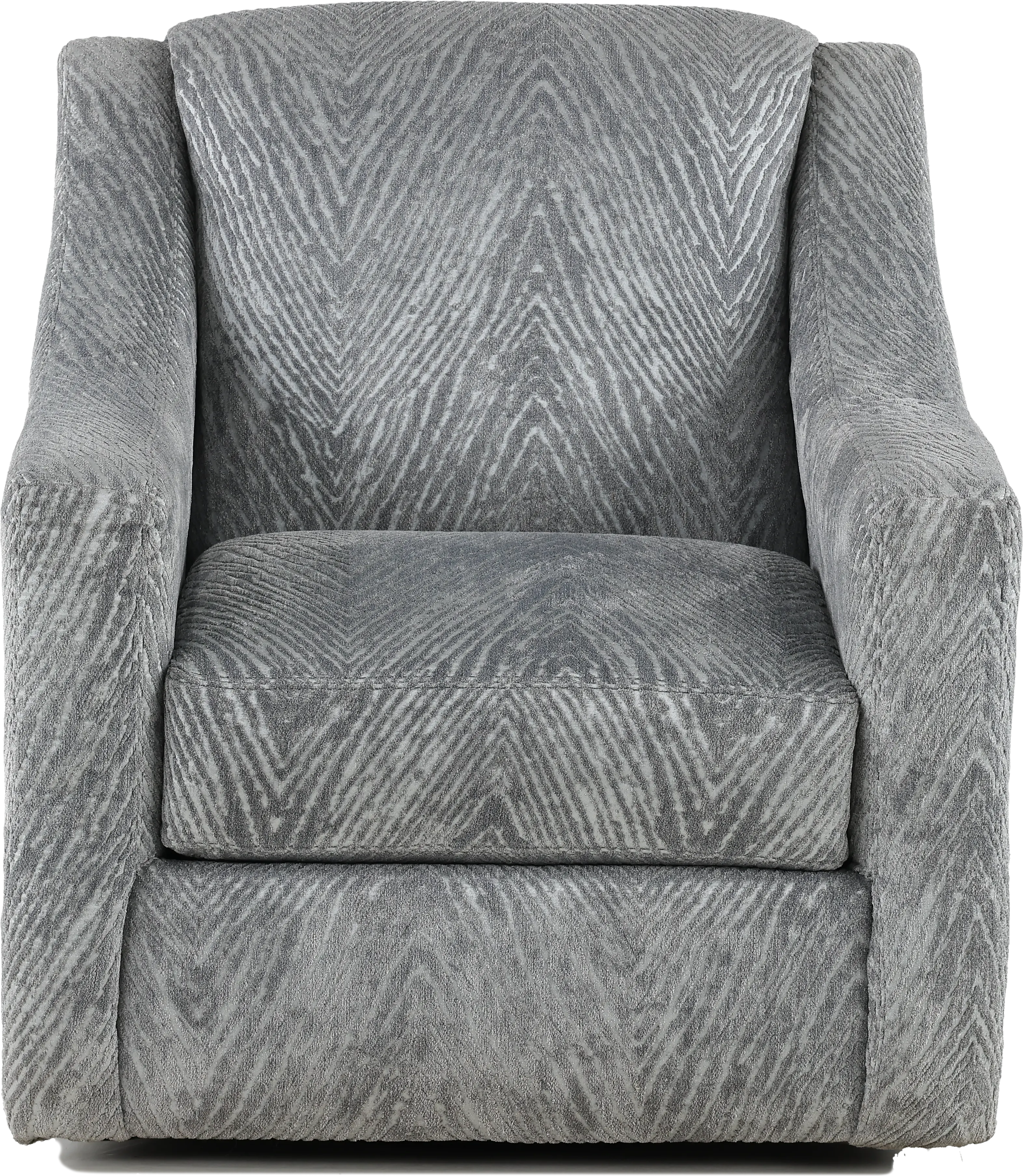 Lamar Gray Swivel Accent Chair