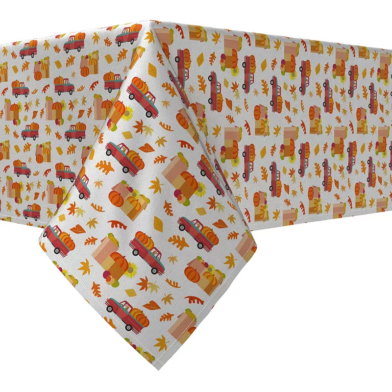 Rectangular Tablecloth， 100% Cotton， 60x104， Fall Fest