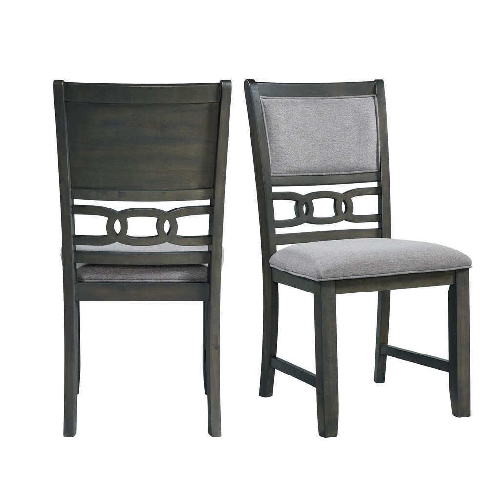 Picket House Furnishings Taylor Standard Height Side Chair Set in Gray - Picket House Furnishings DAH300SC