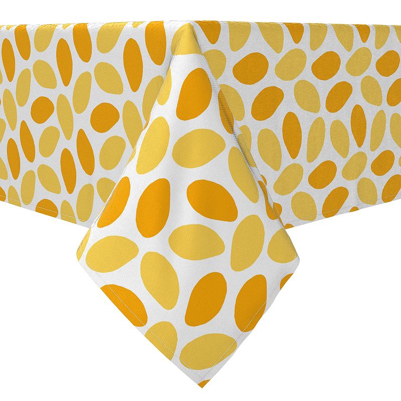 Rectangular Tablecloth， 100% Cotton， Abstract Mangos