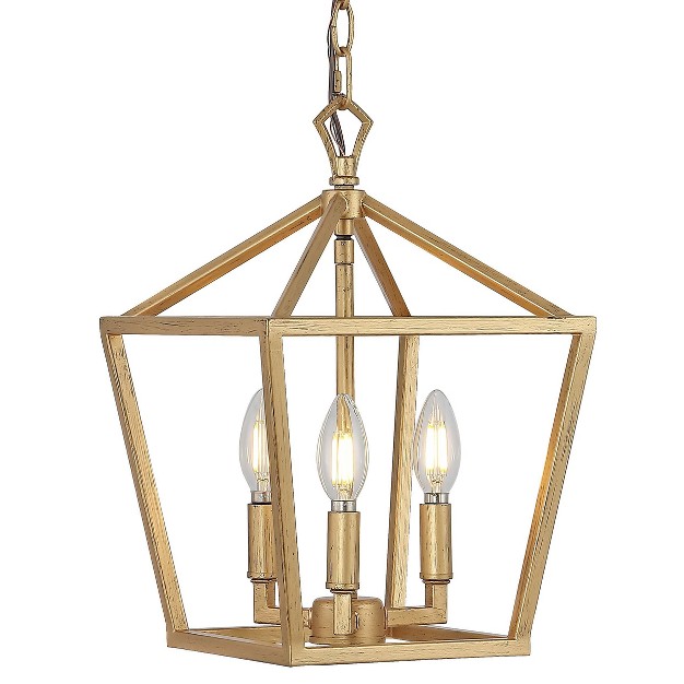 3 light Ojai Iron Classic Modern Lantern Led Pendant Jonathan Y