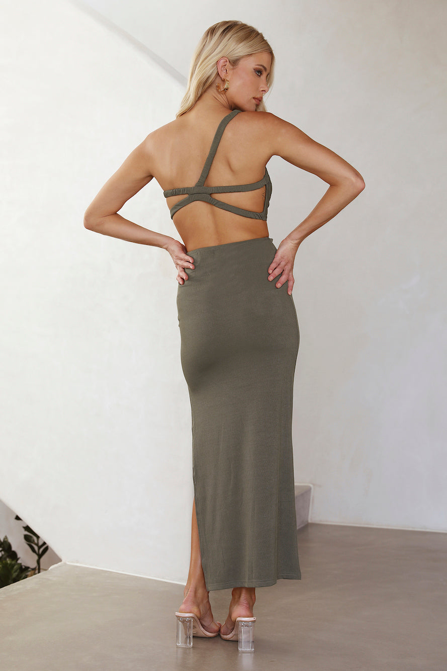 Sandy Retreats Maxi Dress Sage