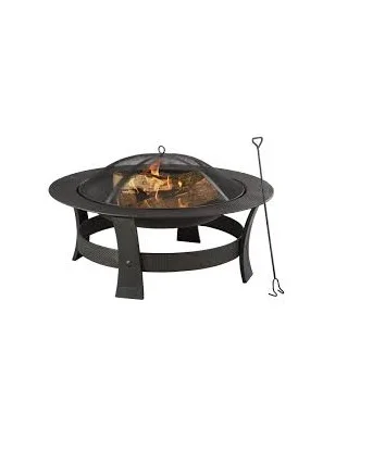 Heavy Duty Outdoor Fire Pit Burner Outdoor  32 Inch Bonfire Wood Burning Firepit Square Fire Table