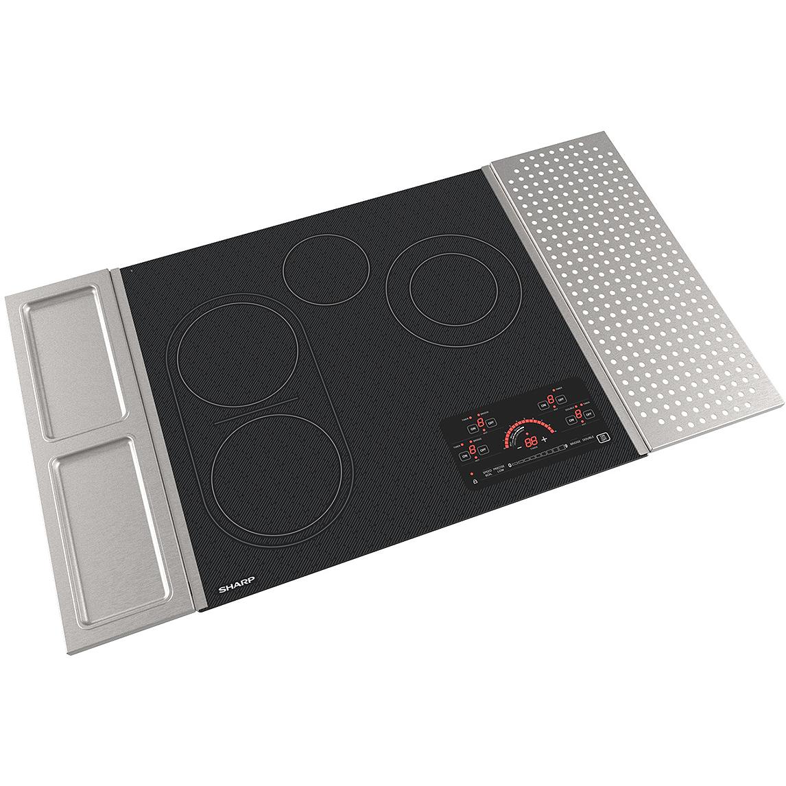 Sharp 24-inch Built-in Electric Cooktop SCR2442FB