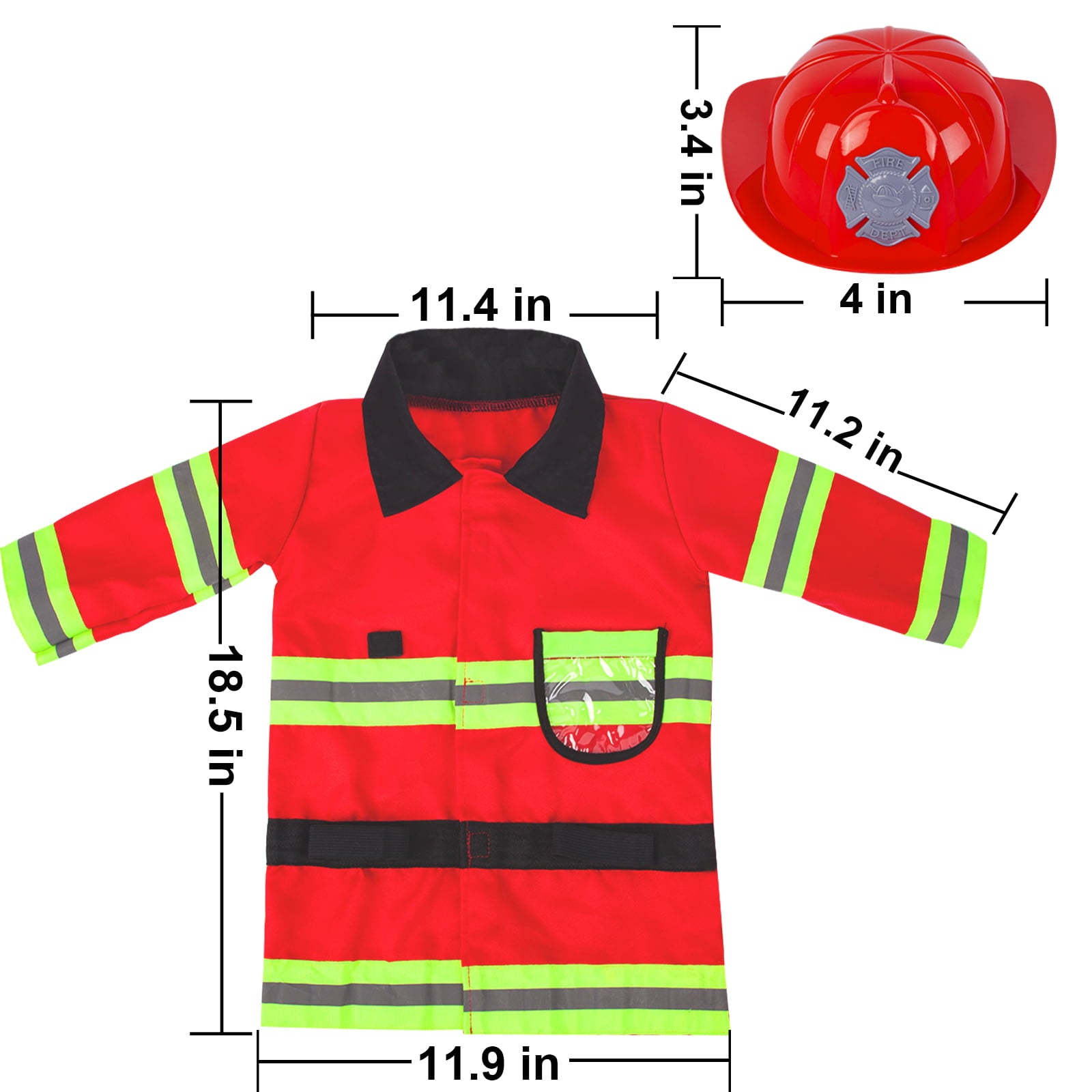 Liberry Fireman Toys for Kids Aged 3-6 Years Old Firefighter Dress Up Indoor and Outdoor