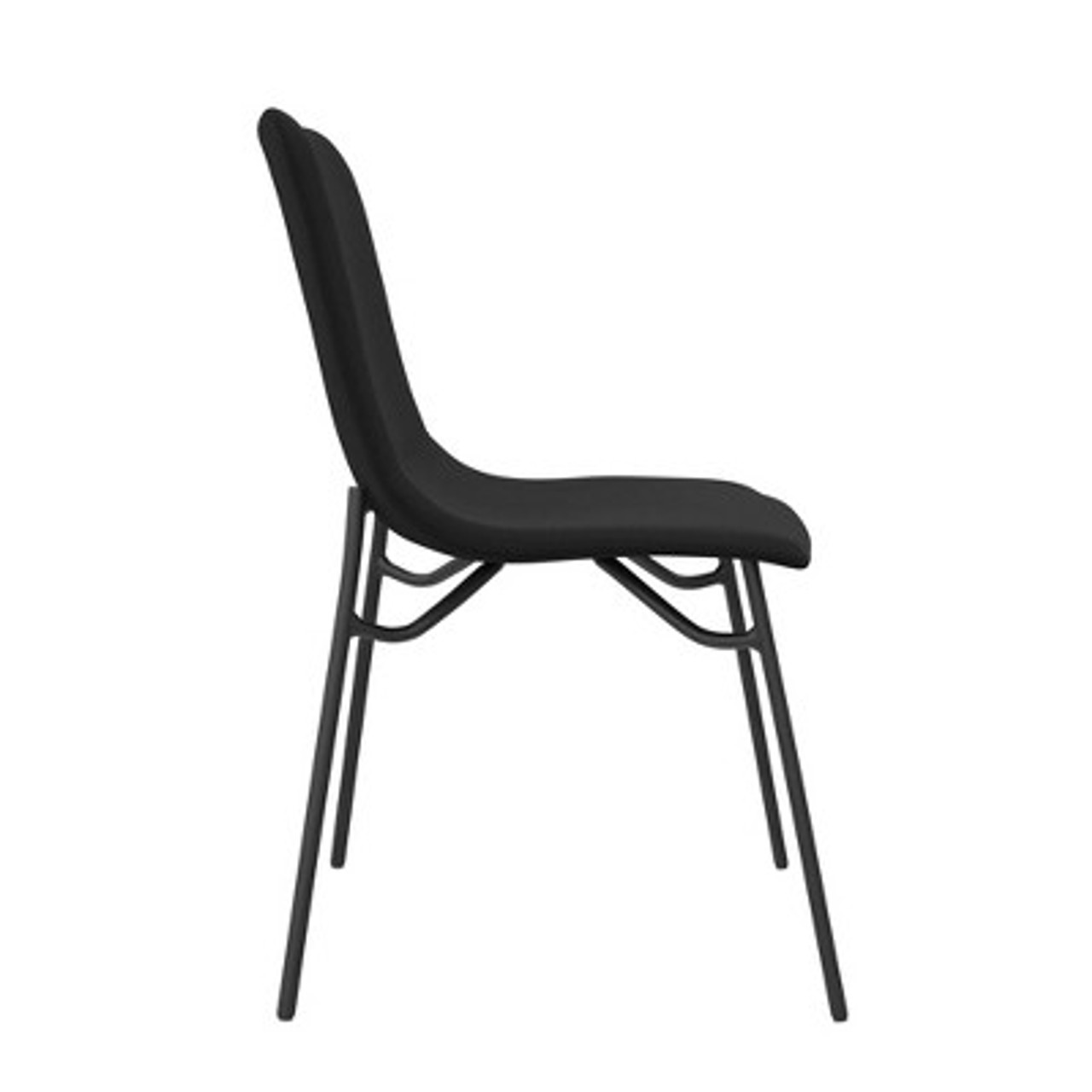 2pk Turnbull Upholstered Dining Chairs Black - Project 62