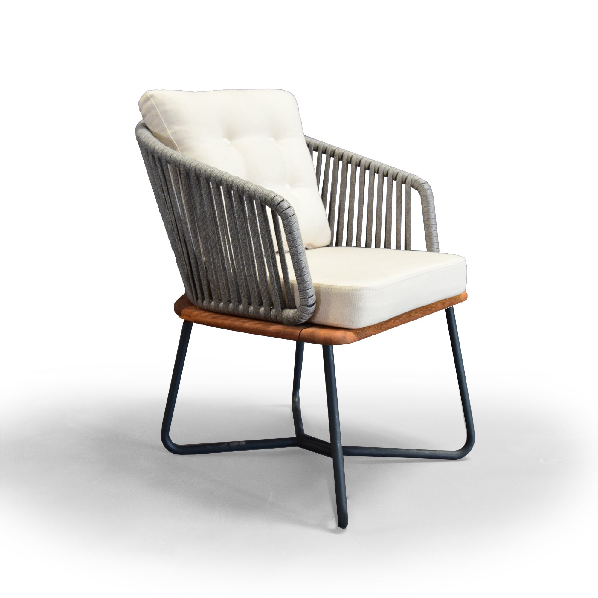 Forsa Solid Teak Wood And Aluminum Outdoor Chair 1836462( Mythra Chair)