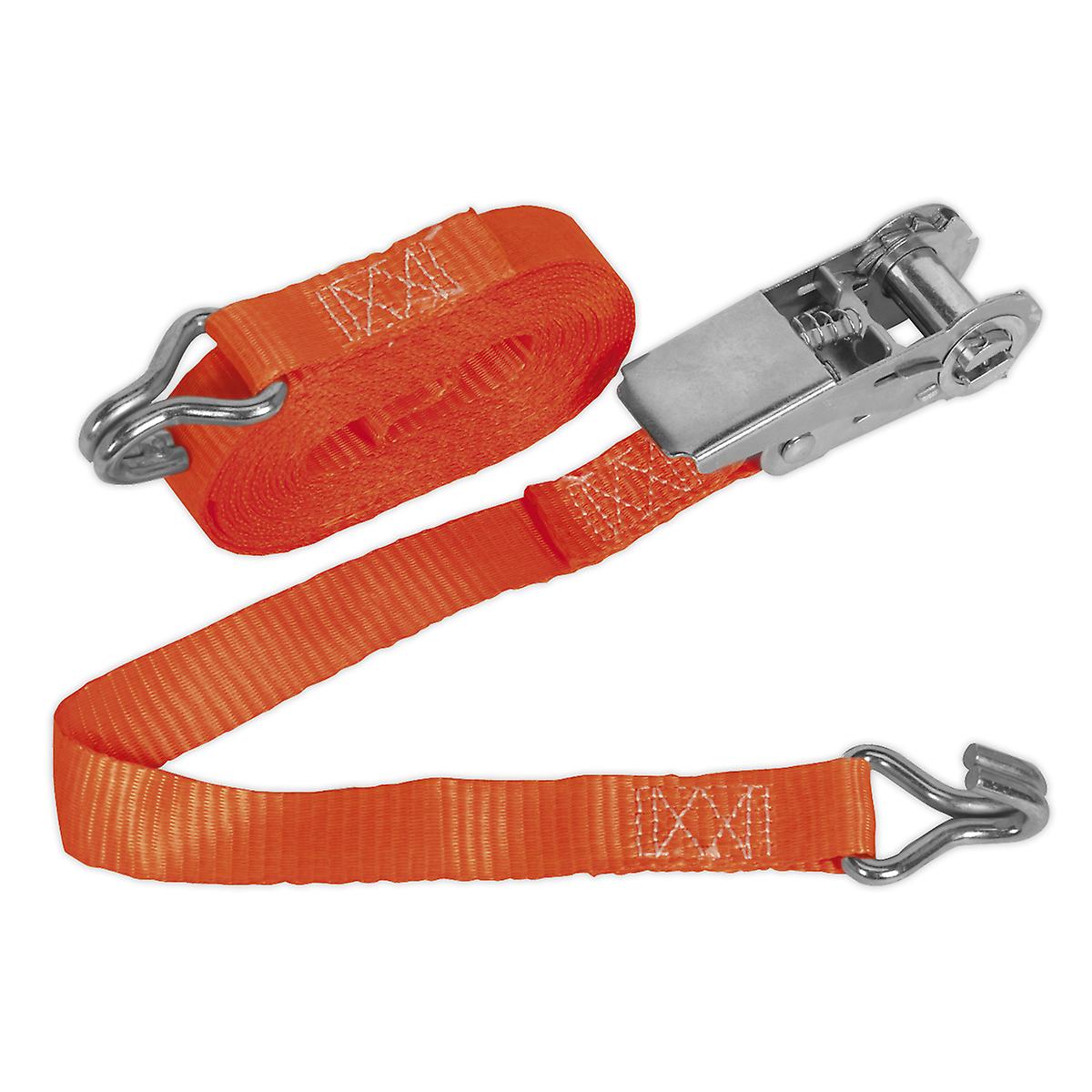 Sealey Td0845J Ratchet Tie Down 25Mm X 4.5Mtr Polyester Webbing 800Kg Load Test