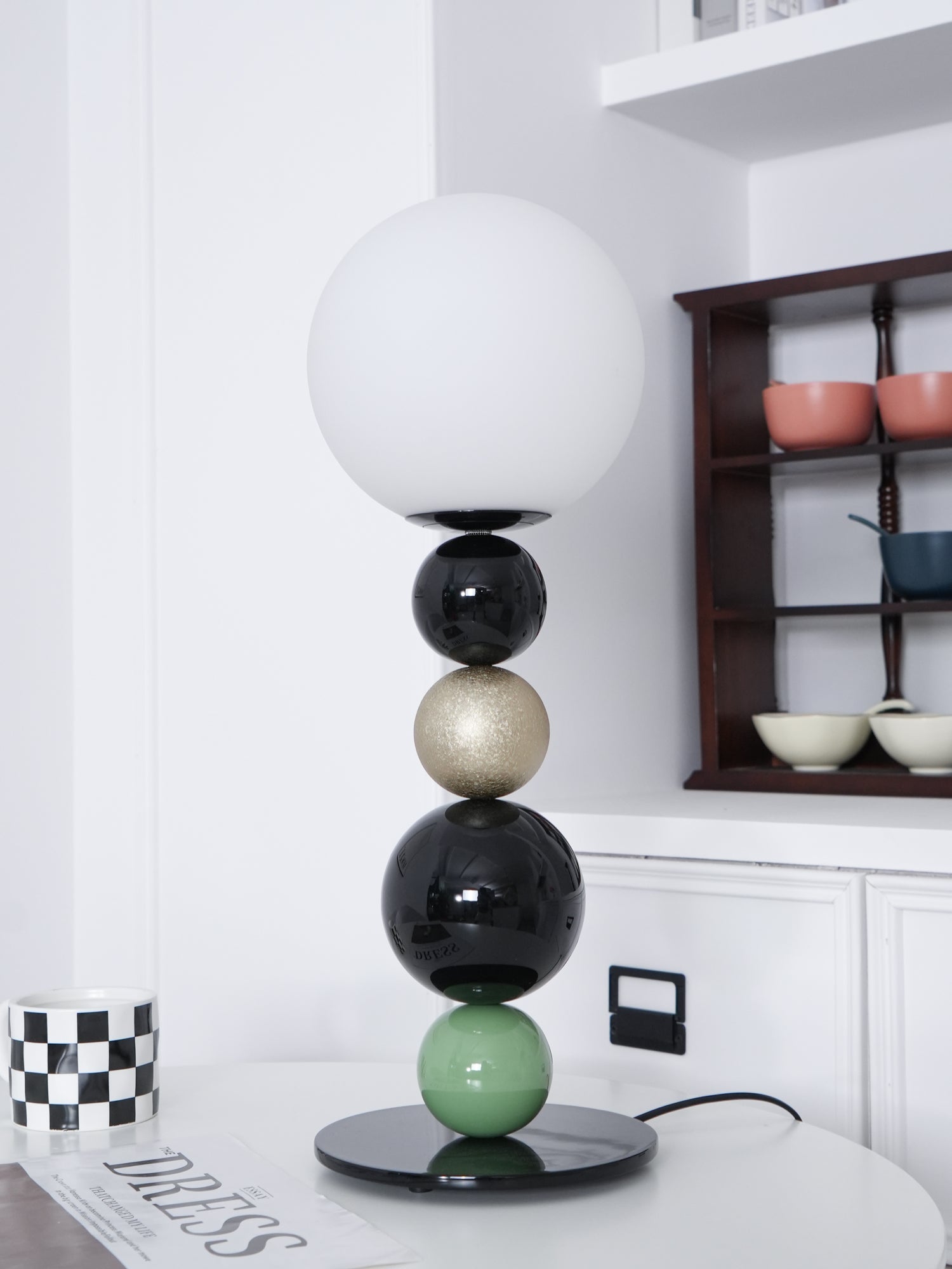 Round Balls Stacking Table Lamp