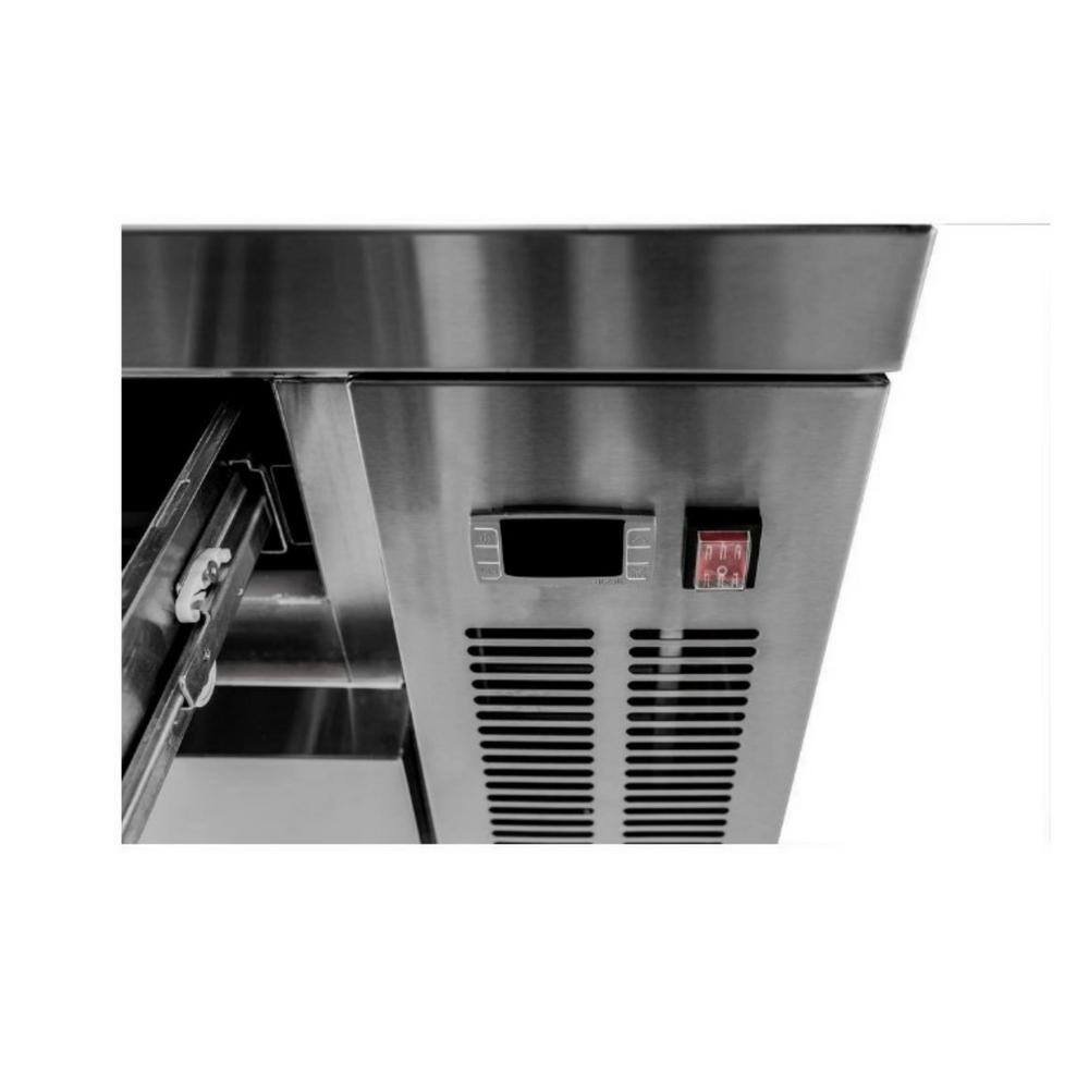 Cooler Depot 36 in. W 6.5 cu. ft. Commercial Chef Base Refrigerator Cooler in Stainless Steel cb36-2