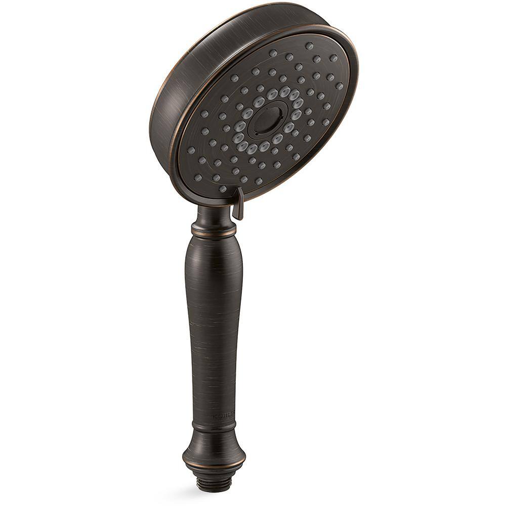 KOHLER Bancroft 3-Spray Patterns Round Handheld Shower Head 2.5 GPM in Oil-Rubbed Bronze 22176-2BZ